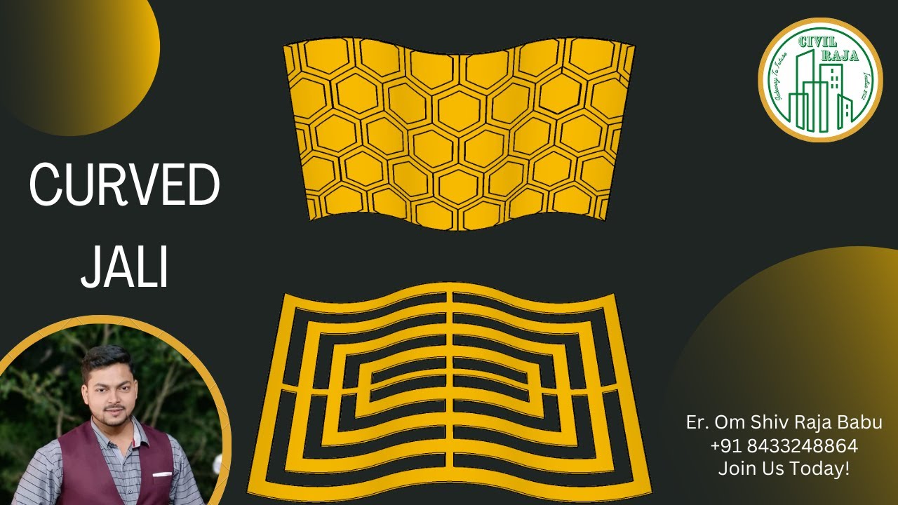 Curved Jali in SketchUp | Useful Extension in SketchUp | Flowify ...