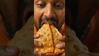 😱 Giant Samosa Eating Challenge | Satisfying Food ASMR #asmr #satisfying #shorts #viral #ai #eating