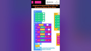 Lily∞Bot: Graphical Programming of a short range IR Sensor