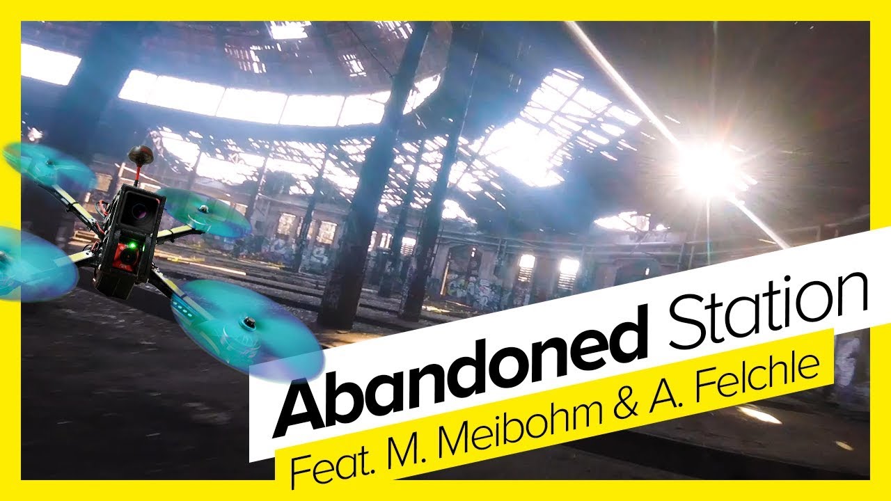 Exploring abandoned Railway area with Drones - Drone Champions League 