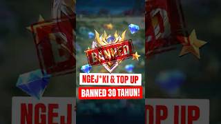 Sekarang Top Up U0026 Joki Bisa Di Banned 30 Tahun