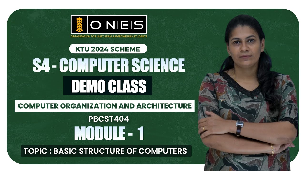 S4 KTU 2024 SCHEME | MODULE 1 | COMPUTER ORGANIZATION AND ARCHITECTURE ...