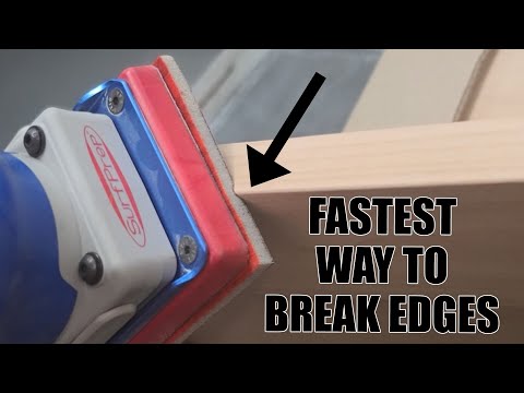 Refacing Cabinet Doors - Breaking Edges Quick!