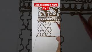 Bridal startup design #mehndi #art #henna