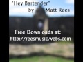 Hey Bartender