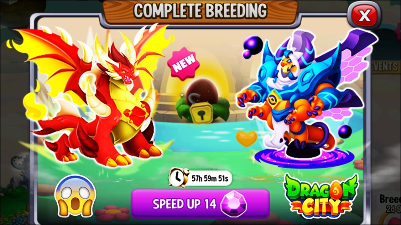 Dragon City: High Flame Dragon vs High Astro Supernova Dragon [EXCLUSIVE BREEDING] 😱