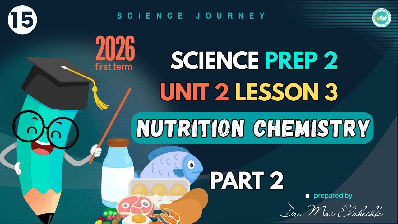 prep 2 | science | Nutrition Chemistry | unit 2 lesson 3 | part 2 - YouTube