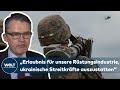 HILFE FÜR UKRAINE: Waffenlieferungen? "Möglichkeiten über die Bundeswehr sind erschöpft"