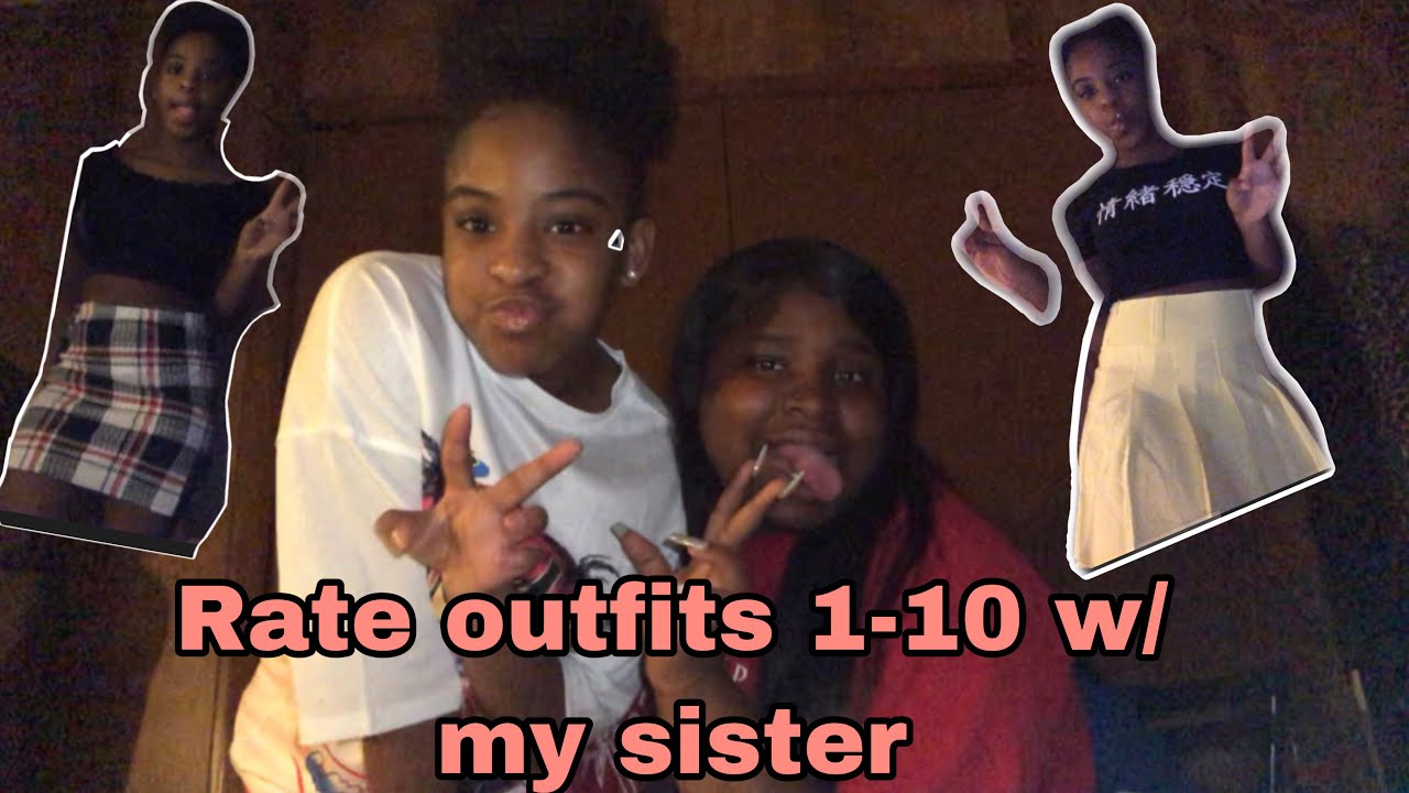 Letting my sister rate my shein outfits *HILARIOUS* - YouTube