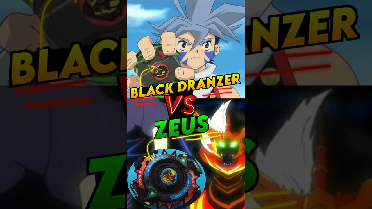 Most Powerful Beyblade : Black Dranzer VS Zeus 🔥?! 