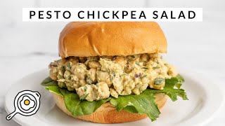 Pesto Chickpea Salad