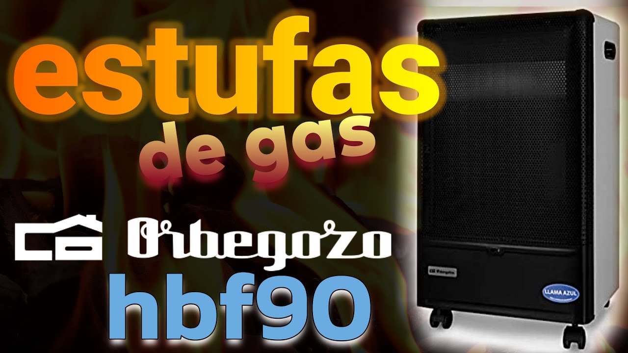 Estufa gas Orbegozo HBF90, 4200W, Llama azul - JUAN LUCAS - TIENDAS ACTIVA
