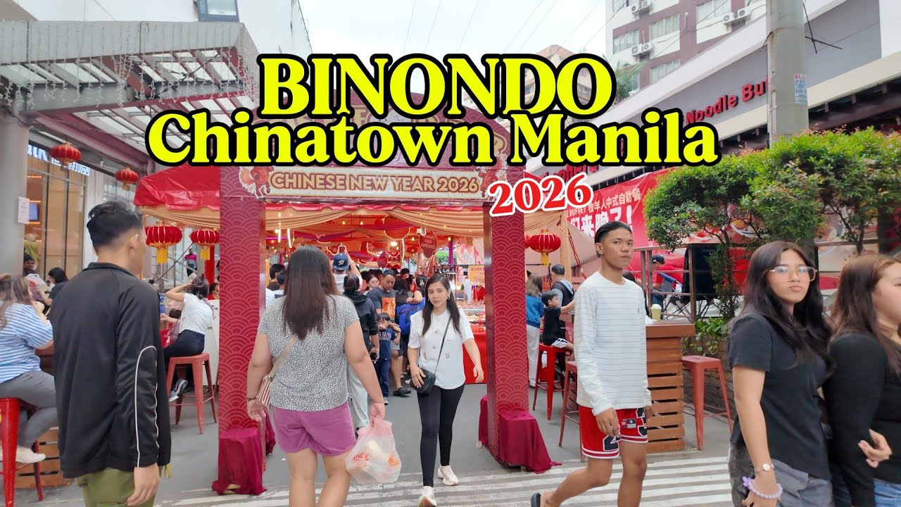 🇵🇭   BINONDO CHINATOWN FEBRUARY 2026 WALKING TOUR IN STA ELENA STREET TO LUCKY CHINATOWN MANILA