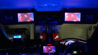 D A D ラグジュアリーサンバイザーモニター  LUX SV7000W