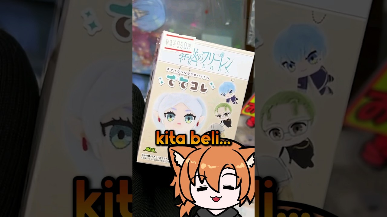 aku gacha mystery box frieren di jepang.. #shorts