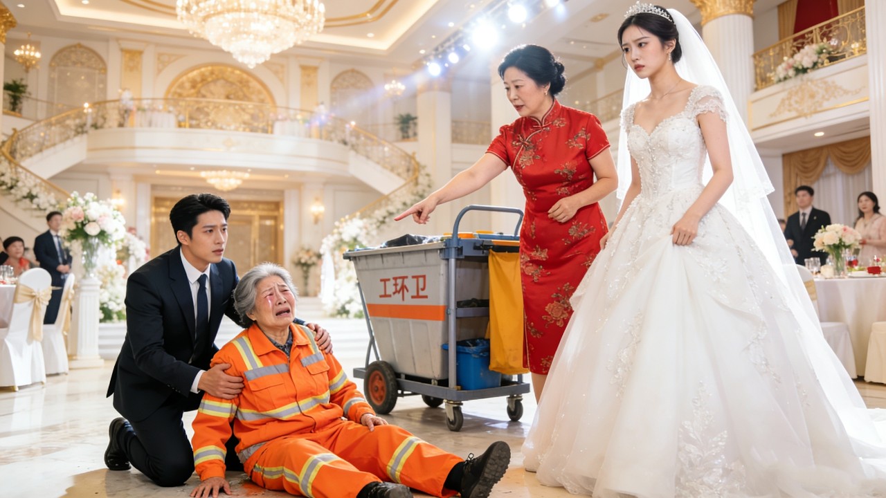 订婚宴上，环卫工母亲的秘密