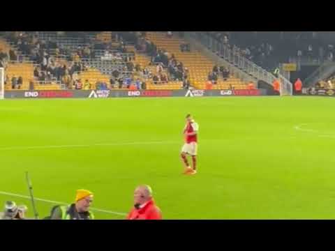 Zinchenko Kisses Arsenal Badge After Wolves Game || Wolves vs Arsenal (0-2) Highlights