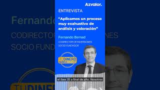 Azvalor | &quot;Nosotros invertimos en base a precio y valor&quot; Fernando Bernad en TDND #short