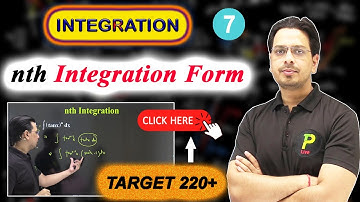 nth Integration | Class 12 Maths | JEE 2022 Free Crash Course Ajay Sir | jee preparation strategy