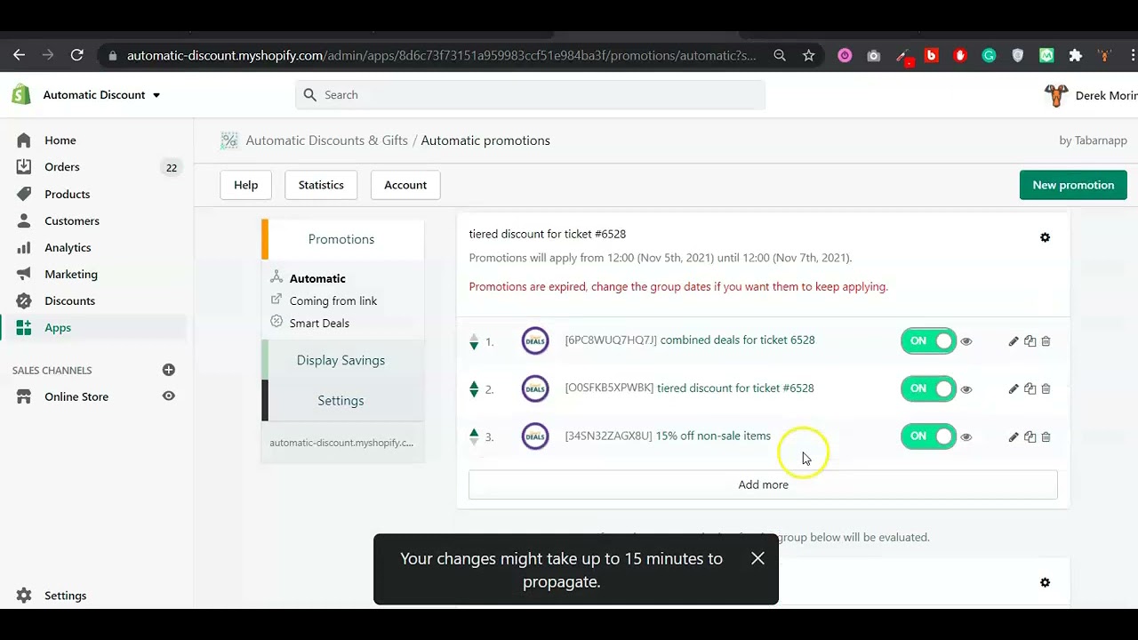 Tiered Discounts in Shopify - Quick update from our app's new admin UI