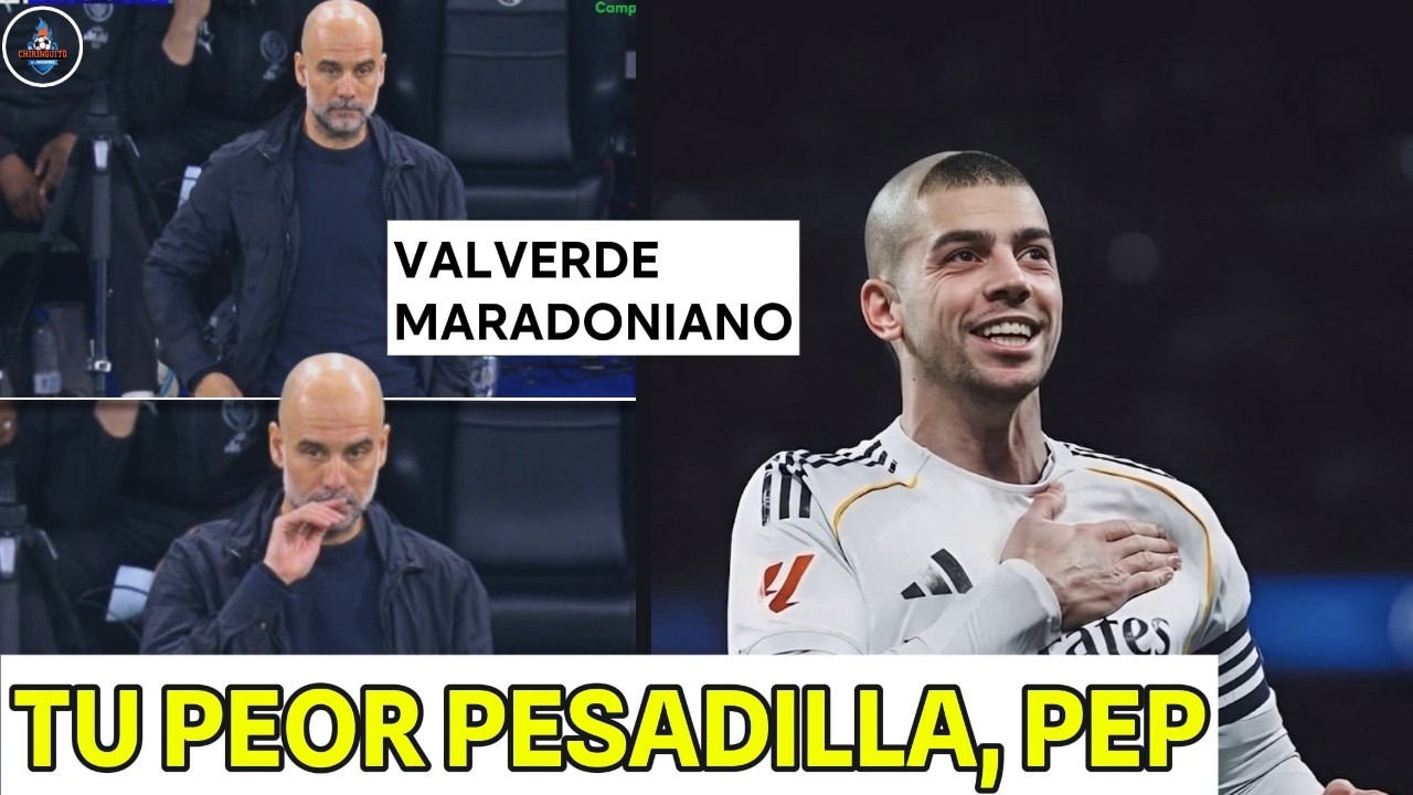 Real Madrid 3-0 Manchester City / Valverde DESTROZA a Guardiola en ...