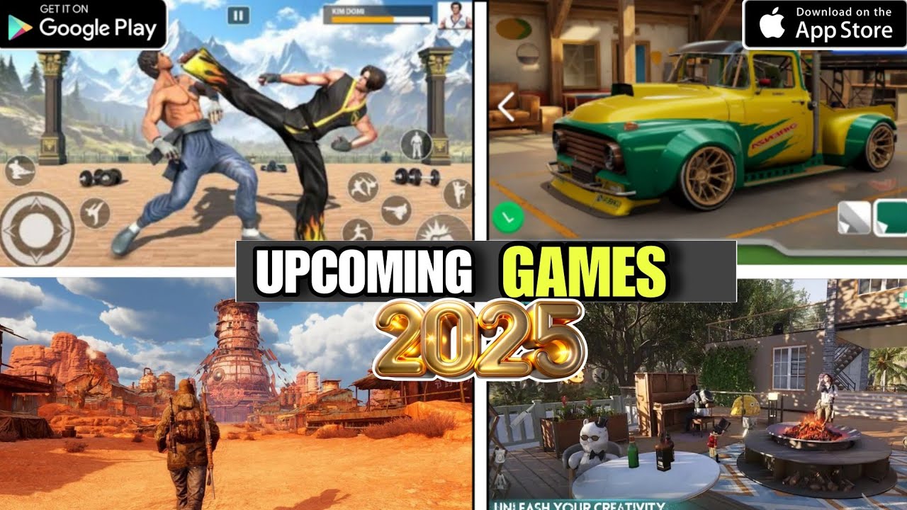 TOP 5 UPCOMING GAMING GAMES ON PLAYSTORE || 2025 GAMES ANDROID - YouTube