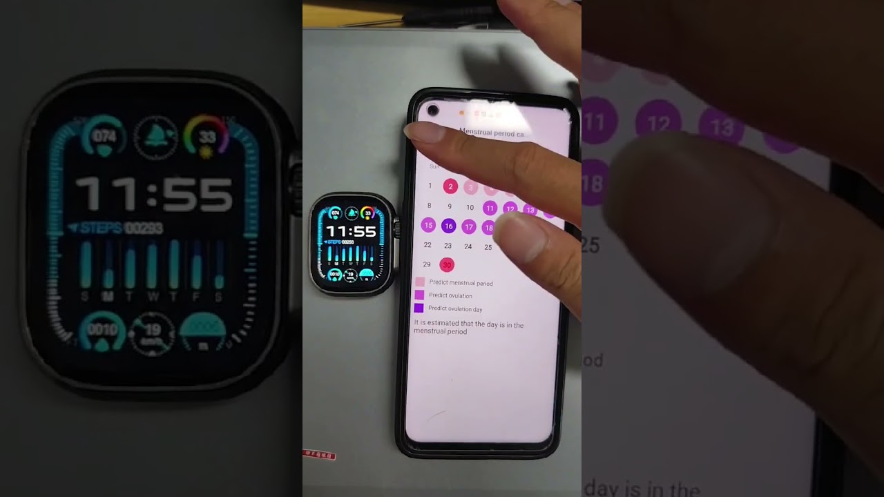 WearWatch "Menstrual cycle reminder"