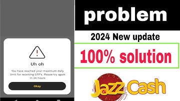 jazzcah maximum daily limit for receiving OTP Code problem solution || jazzcah OTP Code not review