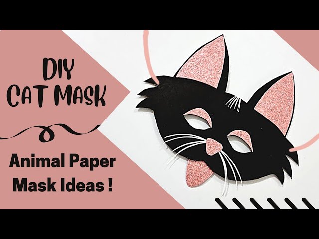 How To Make Cat Mask For School Competition, Cat Mask