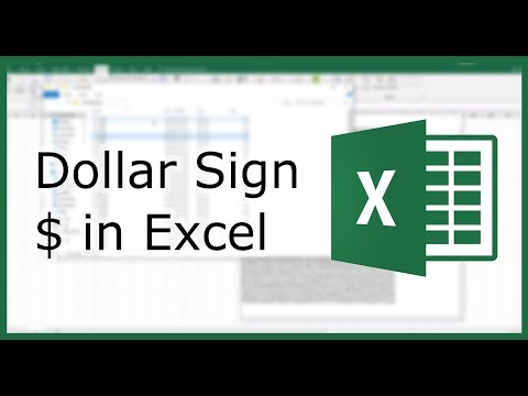 Dollar Sign $ in Excel | Excel in Minutes