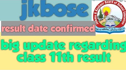 jkbose class 11th jammu division big update today||| result kab out hooga||| jkbose news today