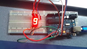 Arduino ile 7 segment display uygulamas