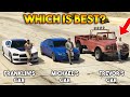 GTA 5 ONLINE : FRANKLIN VS MICHAEL VS TREVOR (WHICH IS BEST MAIN CHARACTER'S CAR?)