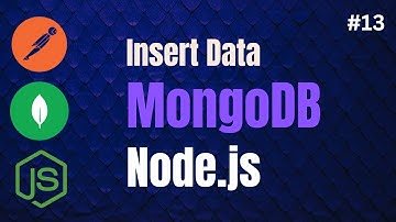 How to Insert Data into MongoDB Using Node Js || InserOne in MongoDB Node Js || MongoDB || Node Js