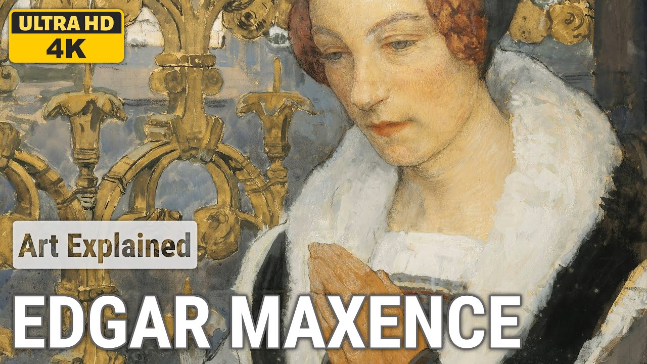 Edgar Maxence: A collection of 10 artworks with title and year, 1901-1911 [4K]