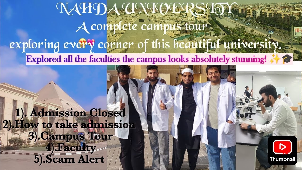 A Day Around My Beautiful Campus | Exploring Every Faculty & Hidden Corners 🎓|NAHDA UNIVERSITY Egypt