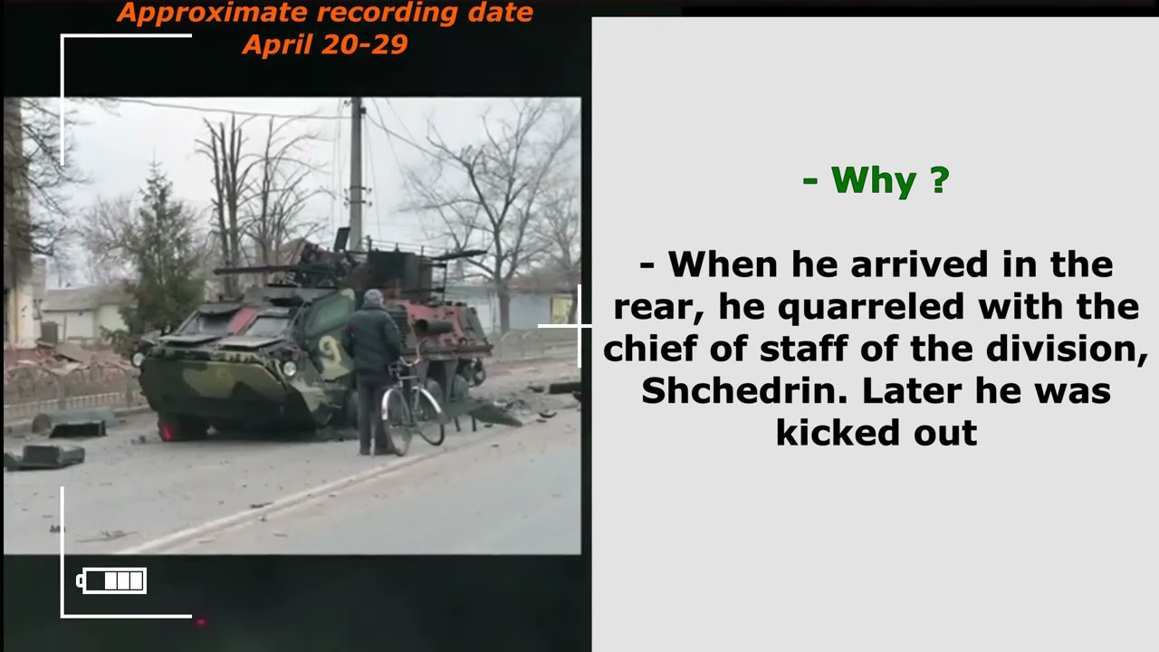 Interception of Russian conversations Part 237 "There are only two ways, and both are bad!" War 2022