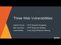 2017.05 Three Web Vulnerabilities Deep Dive