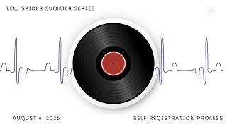 New Spider Summer Series 2026: Self Registration Process