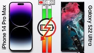 iPhone 14 Pro Max vs. Galaxy S22 Ultra Battery Test