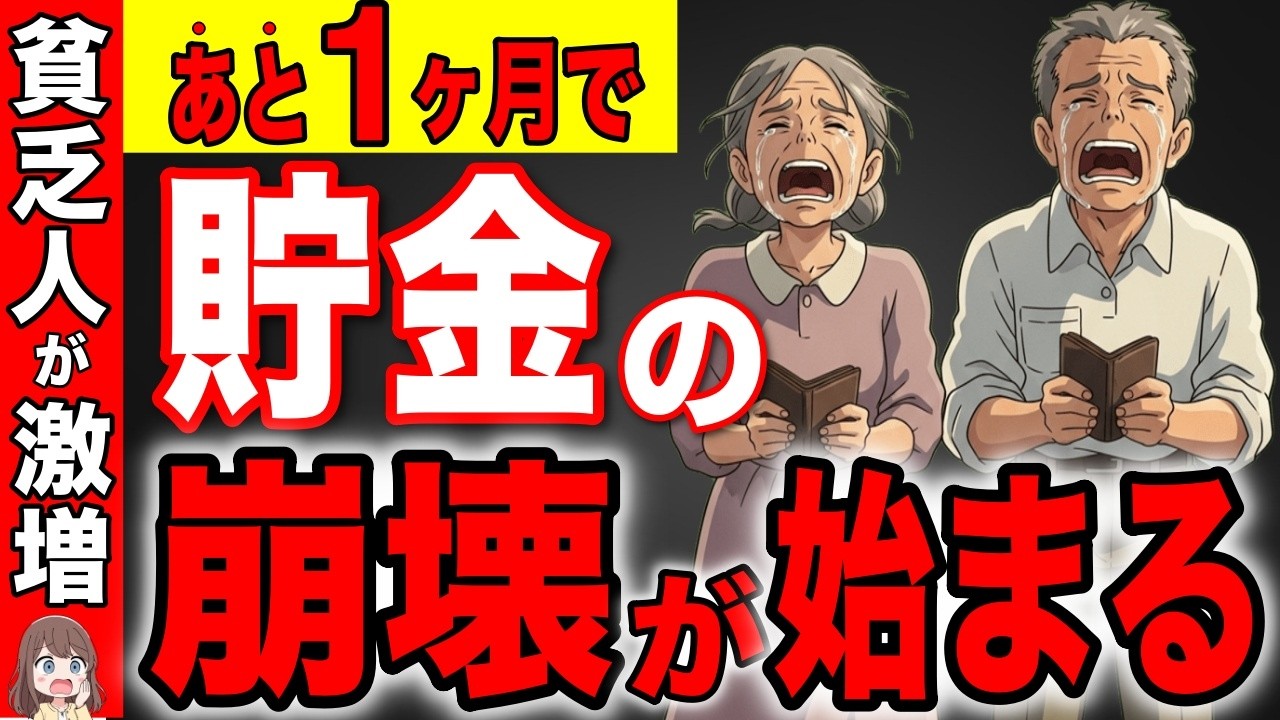 【時間がない】2026年から日本人の生活が崩壊します！貯金や投資どころではない！【老後/年金/投資】