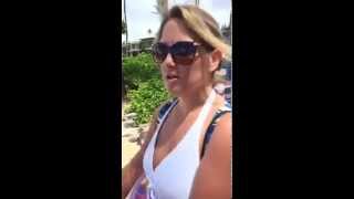 Ace & Gina Periscope Going To A Maui Beach - 09-20-2015