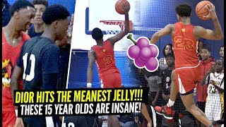 Dior Johnson Hits The MEANEST JELLY of The Summer!! Best 15 Year Old AAU Squad In America!?