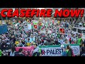 Breaking live from ceasefire protest as biden sends 1 billion more weapons to israel