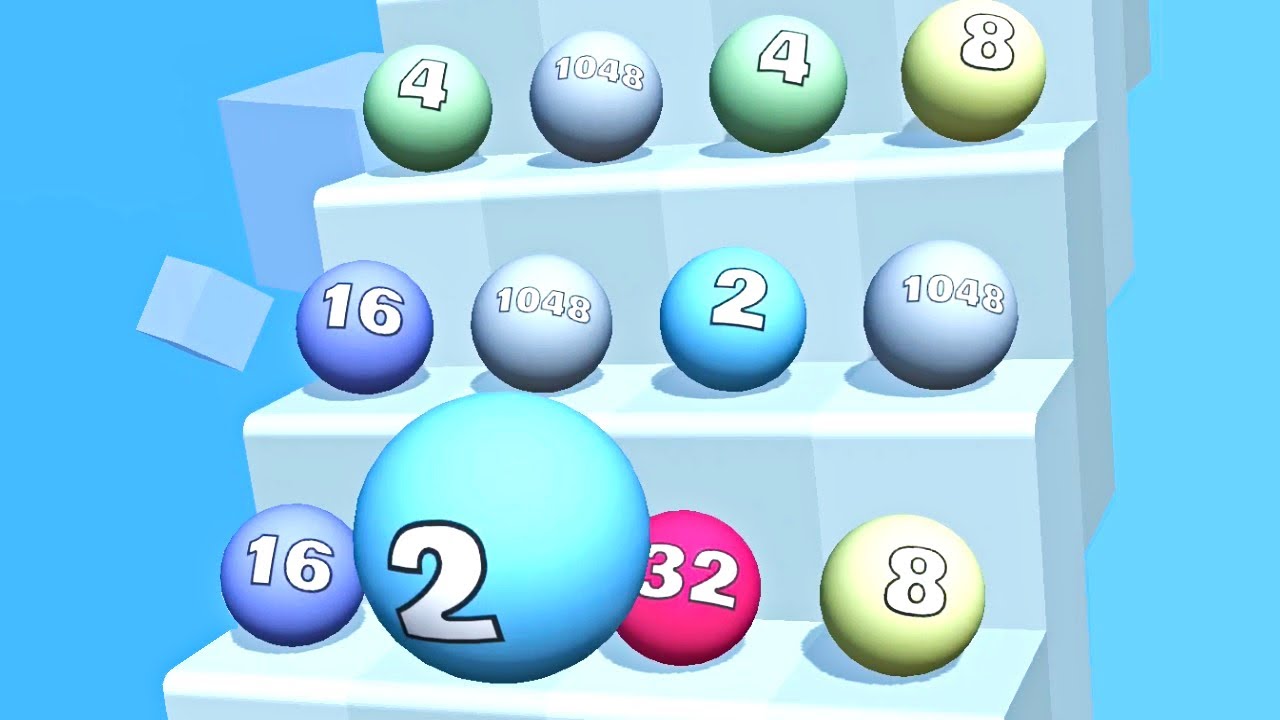 Ball Ladder 2048 ! All Levels Gameplay (236-246) android, ios