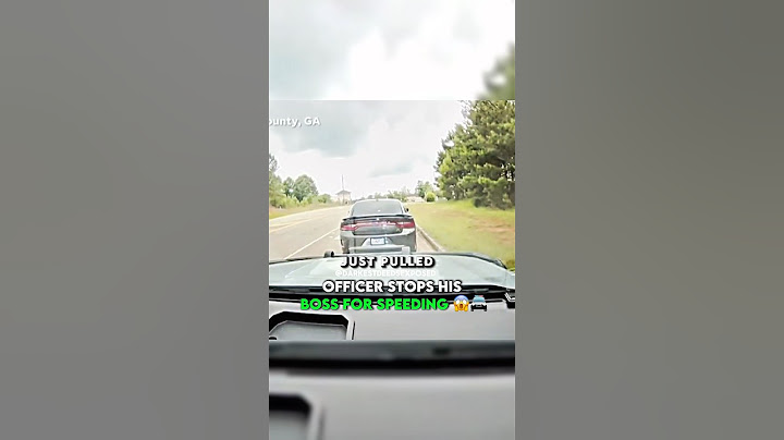 Officer Stops His BOSS for Speeding 😱🚔