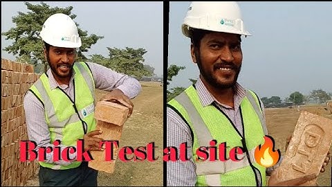 How to check quality of Bricks at construction site #brick #sitework #quality #engineer