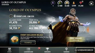 Dawn of titans / 2 Greek god relic token pulls