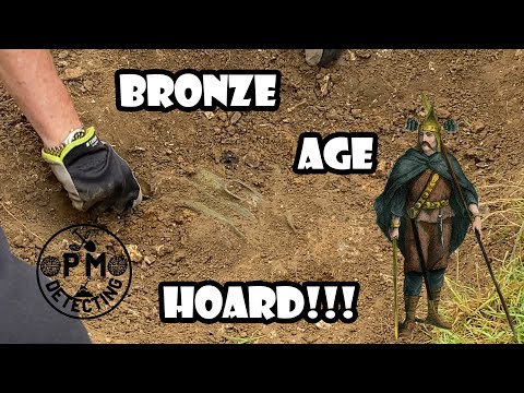 Bronze age hoard! Amazing palstave axes ! | Metal detecting UK | Minelab Equinox 800