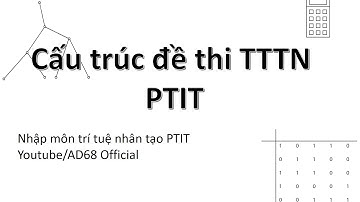 Cấu trúc đề thi trí tuệ nhân tạo PTIT - Nhập môn trí tuệ nhân tại PTIT